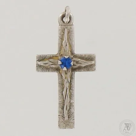 Kiviristiriipus, korkeus 28mm ja leveys 11mm, 925br,  Paino: 1,5 g