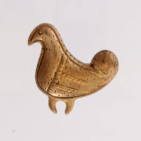Rintaneula, Kalevala Koru, Satasulka, korkeus 38mm, pronssia Paino: 0 g