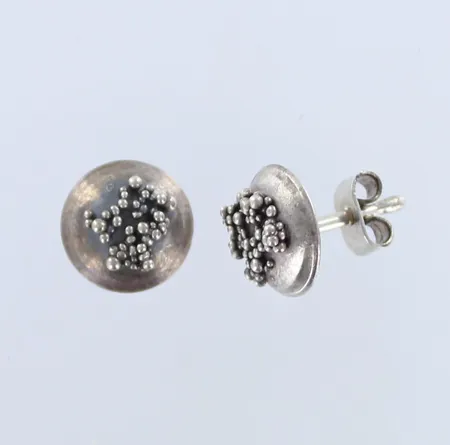 Korvakorut, Ø 9,6mm, leimaamaton 925,  Paino: 1,8 g