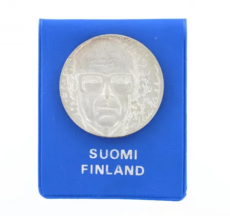 Juhlaraha, Urho Kekkonen 1975, nimellisarvo 10 markkaa, 500, Paino: 23,5 g