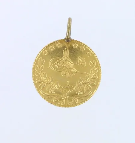 Turkkilainen rahariipus, Ø 15mm, lenkki metallia, 917br, paino 1,6g Paino: 1,6 g