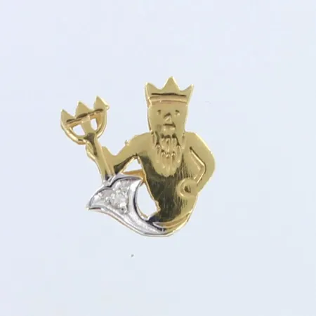 Timanttiriipus 1xn.0.005ct, korkeus 11mm, leimaamaton 585,  Paino: 0,8 g