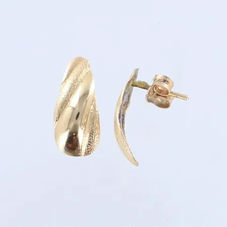 Korvakorut, korkeus 14mm, 585,  Paino: 0,7 g