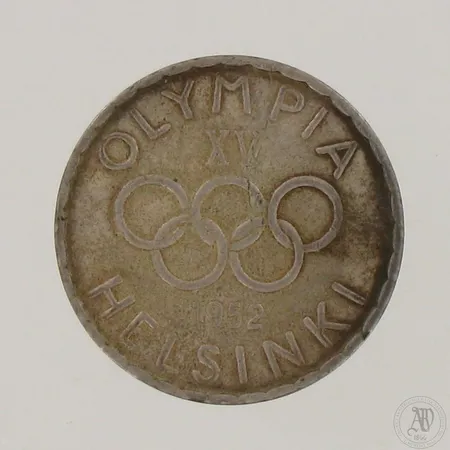 Juhlaraha Suomi, Olympia XV Helsinki 1952, nimellisarvo 500mk, 500, Paino: 12,2 g