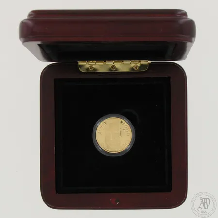 Kultaraha Suomi 2004, Albert Edelfelt ja maalaustaide, nimellisarvo 100 euroa, todistus, puulaatikko, 900, Paino: 8,6 g