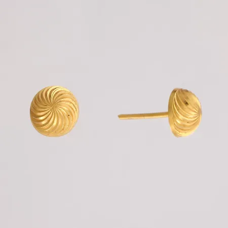 Korvakorut, taustat puuttuu, Ø 8mm, ei leimoja, 875,  Paino: 1 g