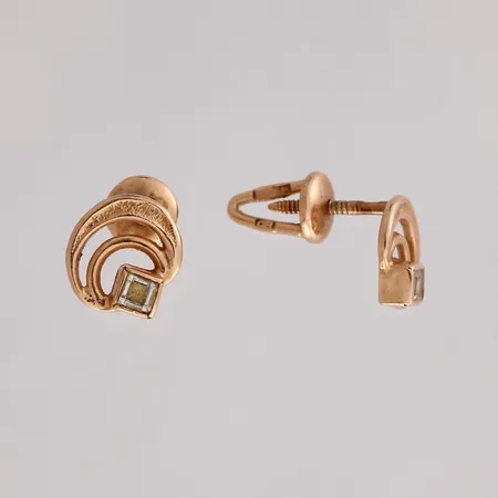 Kivikorvakorut, Ø 8mm, 585br,  Paino: 1,9 g