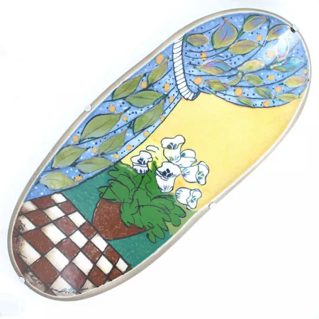 Keramiikkataulu Arabia, design Heljä Liukko-Sundström, korkeus 32cm. 