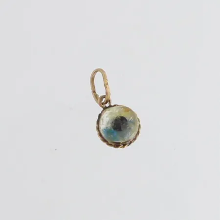 Kiviriipus, käytön jälkiä, korkeus 12mm, 585br,  Paino: 0,5 g
