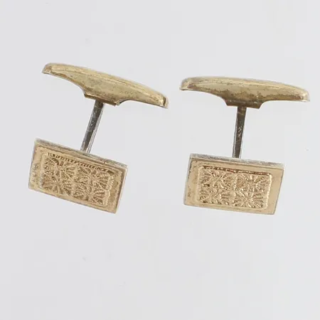 Kuvioidut kalvosinnapit, kaiverrettu, korkeus 13mm, 830h,  Paino: 8,2 g