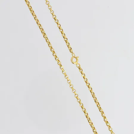 Papukaulaketju, pituus 41cm, 833, leimaamaton,  Paino: 2,8 g