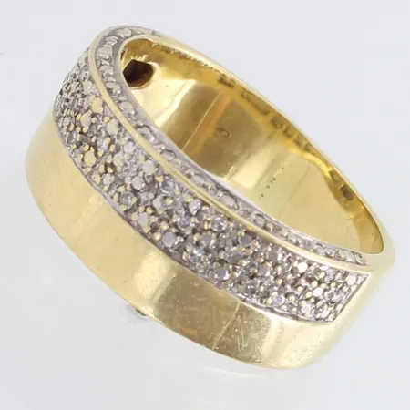 Timanttisormus 20xn.0.005ct, Balmain, koko 18¼, 750,  Paino: 6,5 g