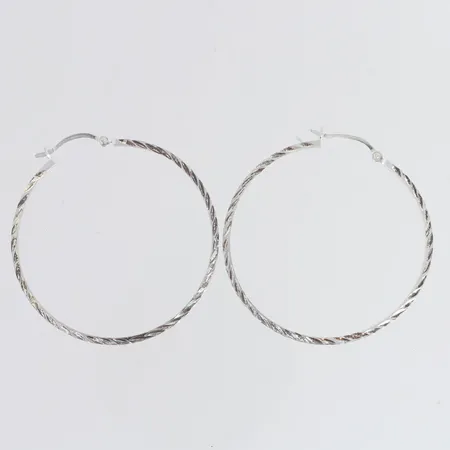 Korvarenkaat, Ø42mm, 925,  Paino: 4,8 g