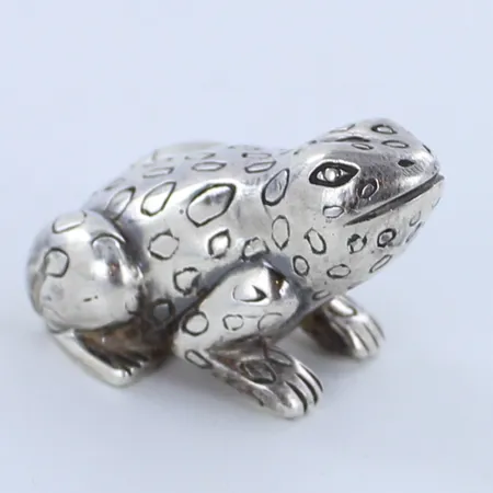Hopeinen sammakkofiguuri, korkeus 22mm, 925,  Paino: 26,2 g