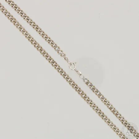 Panssarikaulaketju, pituus 45cm ja leveys 4mm, 925,  Paino: 18,1 g