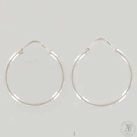 Korvarenkaat, Ø 23mm, 925,  Paino: 2,7 g