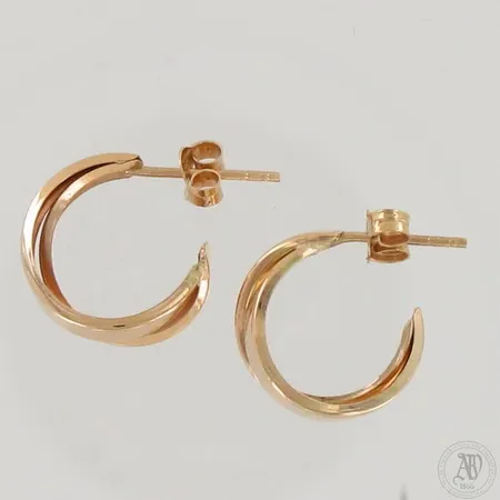 Korvakorut, korkeus 12mm, 585,  Paino: 1,1 g