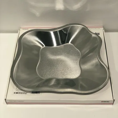 Teräsvati Iittala, design Alvar Aalto, 358 mm, uuden veroinen, laatikko 