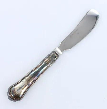 Voiveitsi, pituus 180mm, Chippendale, kaiverrettu, 830br, Paino: 74,6 g