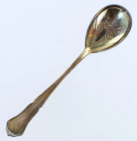Sokerilusikka, Chippendale, pituus 130mm, 830,  Paino: 20,4 g
