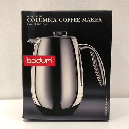 Pressopannu Bodum Columbia, 8 kuppia, kahvimitta, uusi ja laatikossa