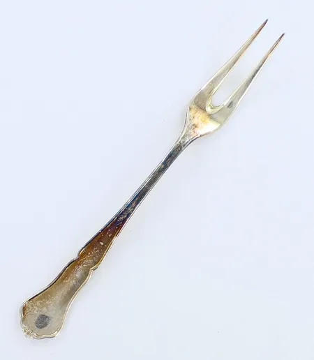 Leikkelehaarukka, Chippendale, pituus 125mm, 830,  Paino: 11,8 g