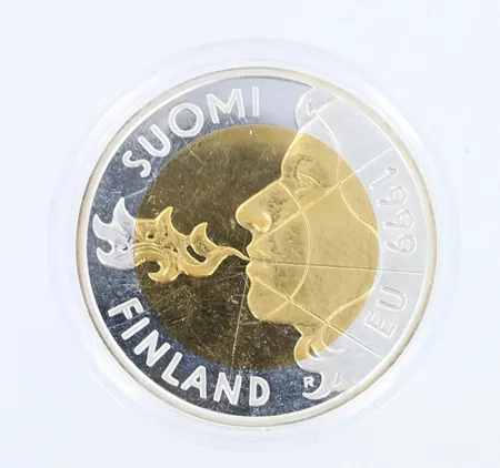 Replika 10 Markkaa, 1999, 925, Paino: 28,7 g