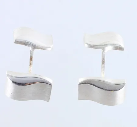 Kalvosinnapit, mitat 12x16,7mm, 925,  Paino: 11,1 g