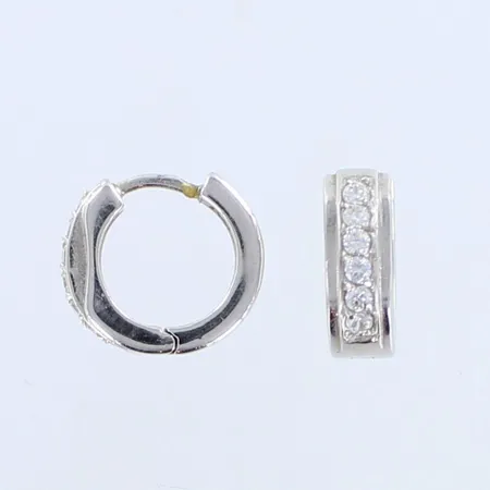 Kivikorvakorut, korkeus 14mm, 925br,  Paino: 4,8 g