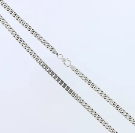 Panssarikaulaketju, leveys 4,7mm, pituus 45cm, 925,  Paino: 23,3 g