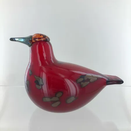 Lasilintu, Jouliana, design Oiva Toikka, Iittala, signeerattu Oiva Toikka. 