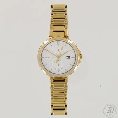 Teräsrannekello Tommy Hilfiger, quartz, rungon Ø 35mm, rannekkeen pituus 180mm. 