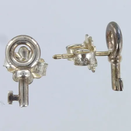 Avain-korvakorut, Tiffany Co, korkeus 11mm, 925,  Paino: 1,1 g