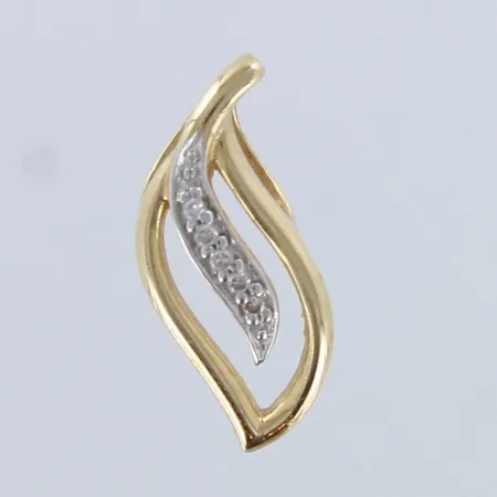 Timanttiriipus 5xn.0.005ct, korkeus 16mm, 585,  Paino: 0,9 g