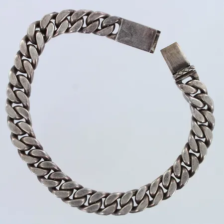 Panssariranneketju, pituus 235mm, leveys 10mm, 925,  Paino: 72,4 g
