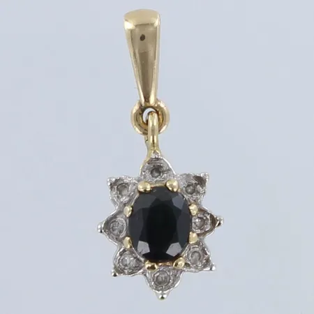 Diana-kiviriipus timanteilla 8xn.0.005ct, korkeus 19mm, 585br,  Paino: 0,9 g