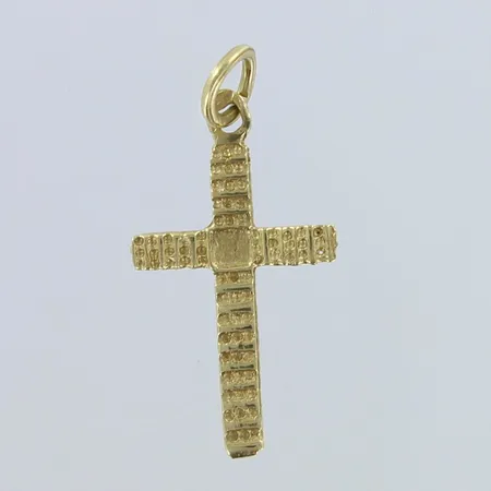 Risti-riipus, korkeus 21mm, 585,  Paino: 0,4 g