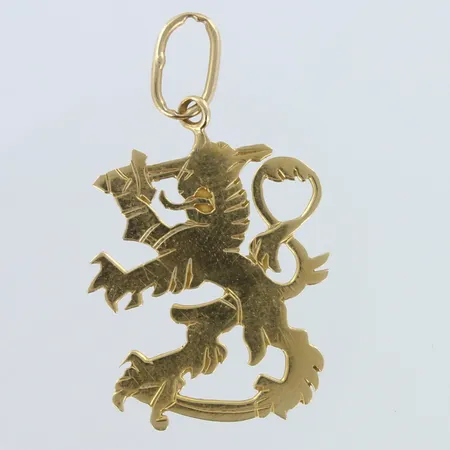 Leijona-riipus, korkeus 36mm, 750,  Paino: 2,9 g