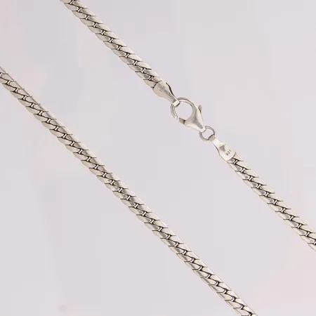 Panssarikaulaketju, pituus 45,5cm, 925,  Paino: 13,1 g