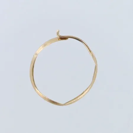 Viallinen korvarengas, Ø14mm, 585,  Paino: 0,2 g