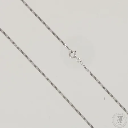 Panssarikaulaketju, pituus 50,5cm ja leveys 2mm, 925,  Paino: 5,9 g