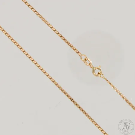 Panssarikaulaketju, pituus 45cm ja leveys 1mm, 750,  Paino: 4,4 g
