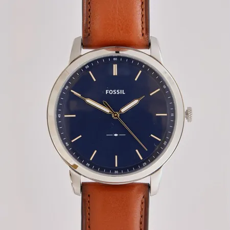 Teräsrannekello, Fossil, The Minimalist, quartz, rungon Ø 44mm, ref. fs5304, laatikko