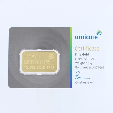 Kultalaatta Umico, A171069, 999, 10,0g 