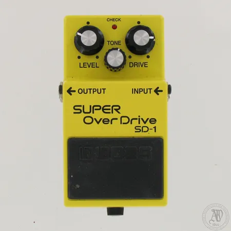 Kitarapedaali Boss Super Over Drive SD-1, laatikko.