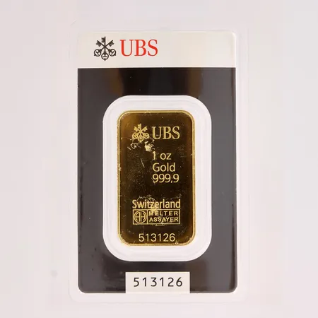 Kultaharkko, UBS 513126, 999,9 Paino: 31,1 g