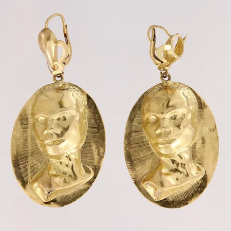Vialliset korvakorut, korkeus 60mm, 750, Paino: 11,6 g