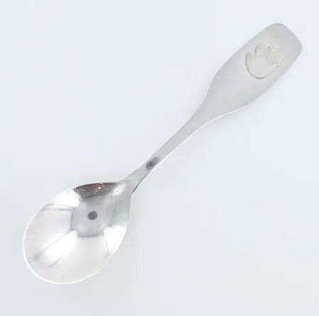 Kummilusikka, pituus 138mm, kaiverrus Hok-Elanto, 830,  Paino: 29,8 g