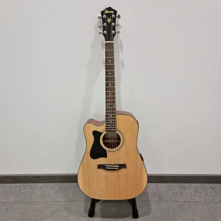 Elektroakustinen kitara, Ibanez V72LECE-NT, vasenkätinen, sr. 1P-03 CI130512143, made in indonesia, pehmeä kantolaukku Ei lähetetä