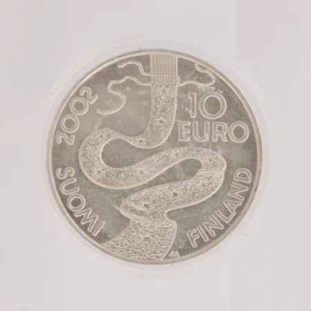 Juhlaraha, Elias Lönnrot ja kansanrunous, nimellisarvo 10 euroa, 925, Paino: 27,9 g